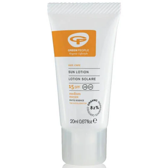 Green People Sun Lotion SPF15 with Tan Accelerator Image 1