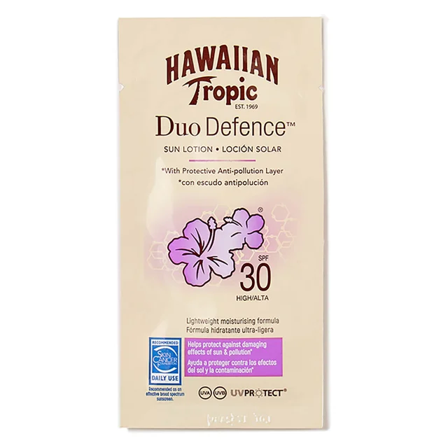 Hawaiian Tropic Duo Defence Sun Lotion SPF 30